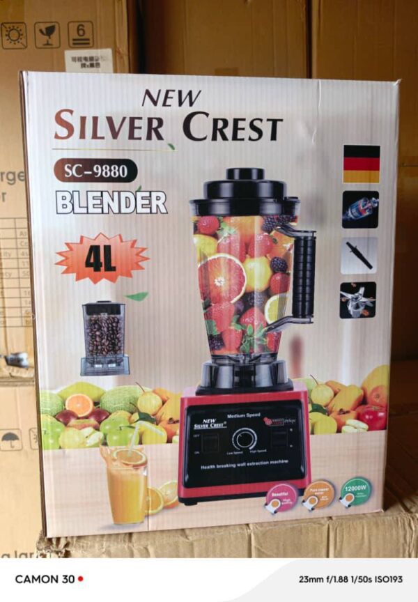 Silver Crest Blender 4L