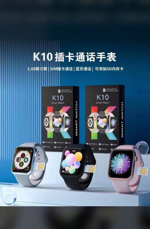 K10 smartwatch with sim.