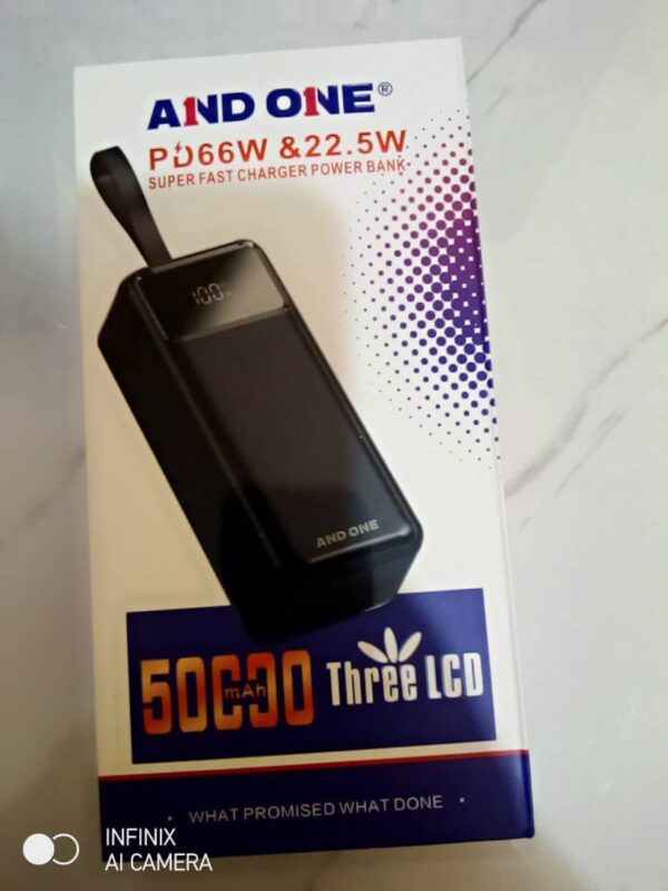 AND ONE power bank. 50000mah.