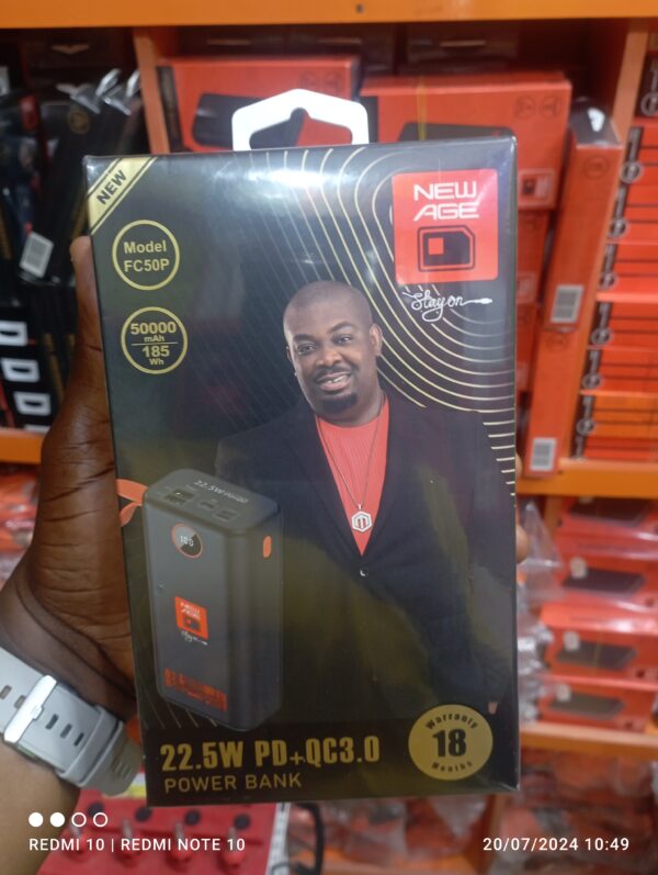 New age power bank   50000mAh