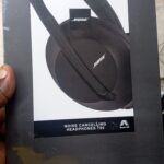 Bose cancelling noise.