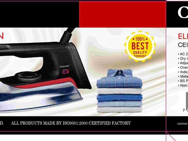Century dry iron (Stainless Body)