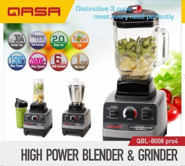 Qasa 3in1 Blender and Grinder
