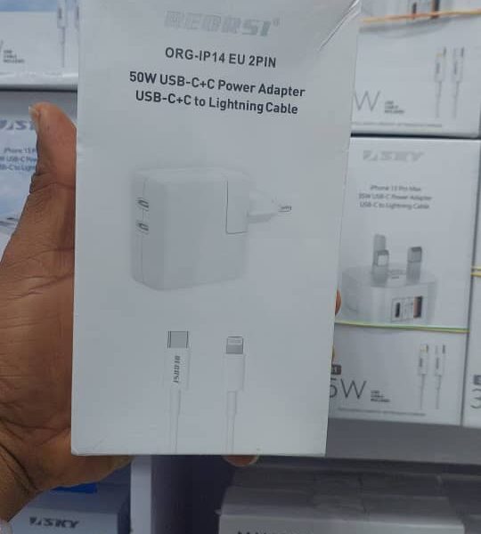 Original iphone charger.   2pin