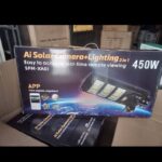 Ai solar camera +lighting 450w