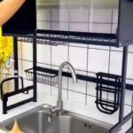 Over the sink dish rack