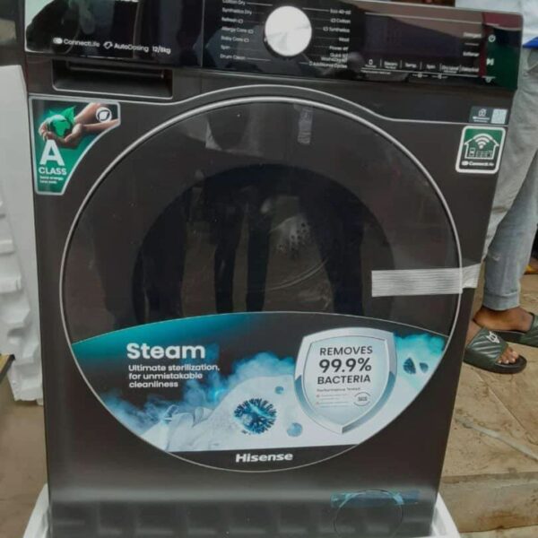 Hisense  12KG washing machine.