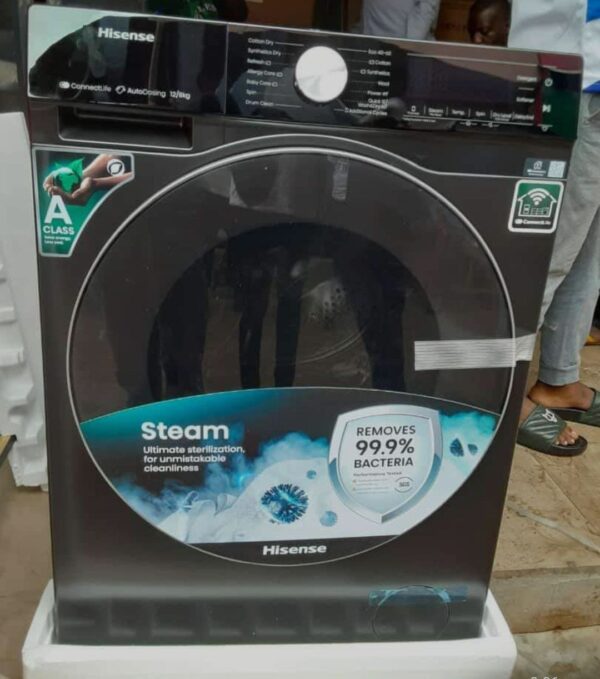 Hisense  12KG washing machine.