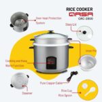 Qasa rice cooker 2.8l.       40,000