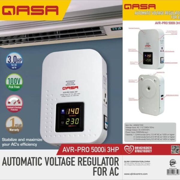 Qasa automatic voltage regulator for AC.    108,000