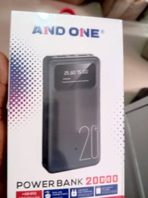 And one power bank 20000mah.    15,000