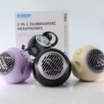 2in1 sub wood earphone