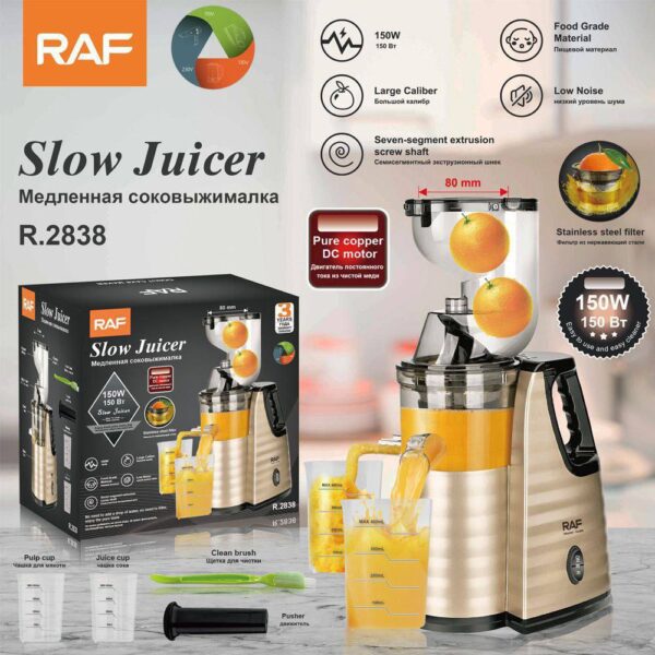 Raf Gold Slow Juicer