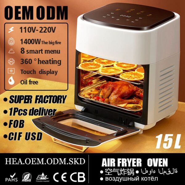 Silver Crest 15L Air Fryer - Image 3