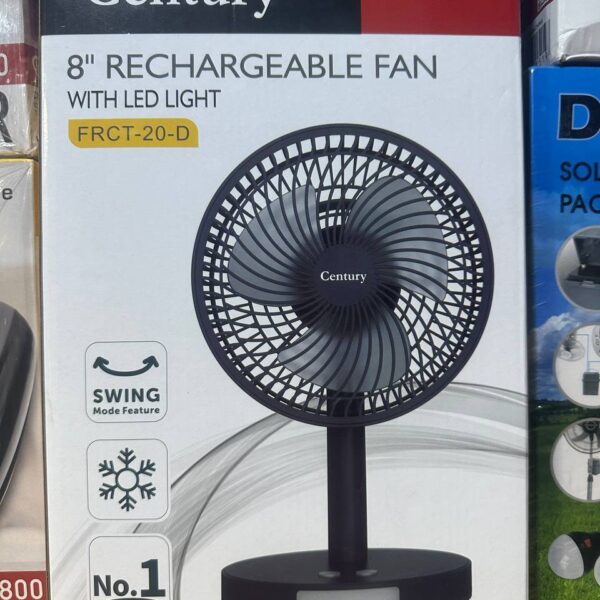 Century 8 inches Rotating fan(Rechargeable)