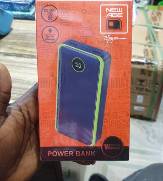 new age digital display 22500MAH
   18,500