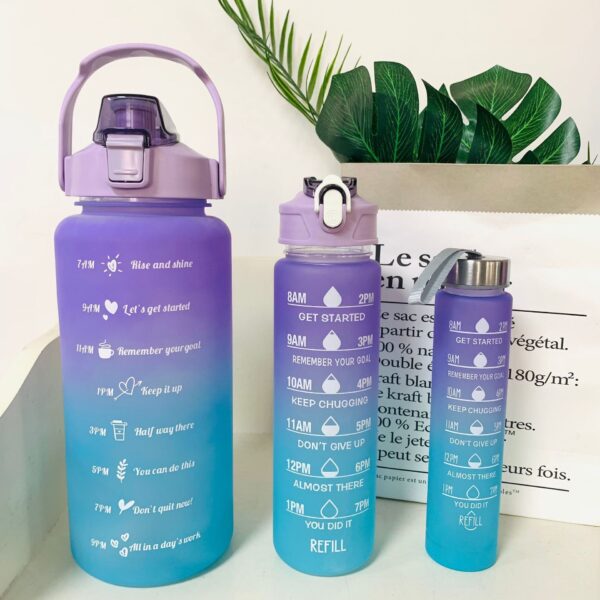Motivational 3in1 Water Bottle - Image 6