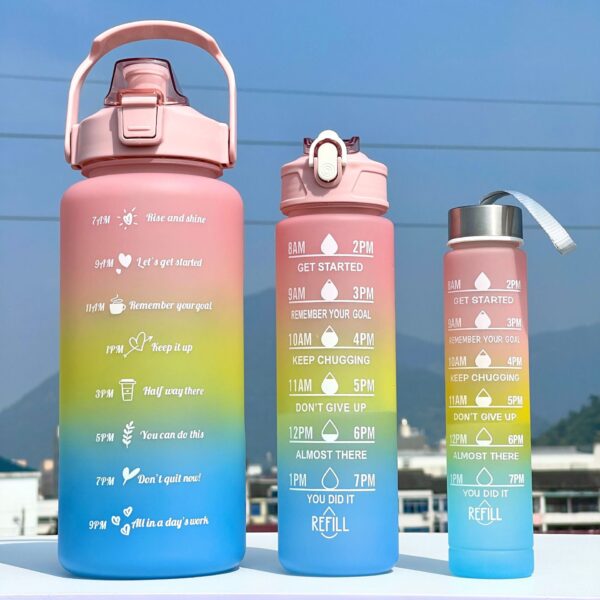 Motivational 3in1 Water Bottle - Image 5