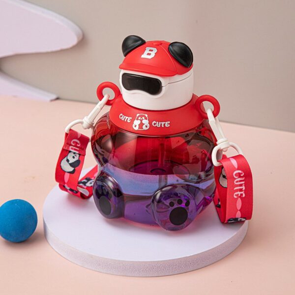 Multi Cute Bear Water Bottle - Image 5