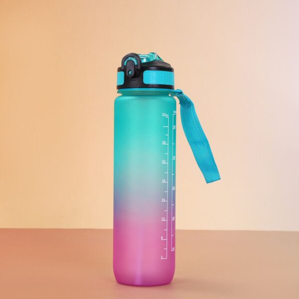 Rainbow motivational 1L water Bottle - Image 3