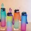 Rainbow motivational 1L water Bottle