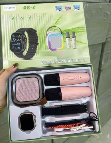 OK-2 smartwatch with karoki mic