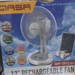 qasa 12inches fan with panel.