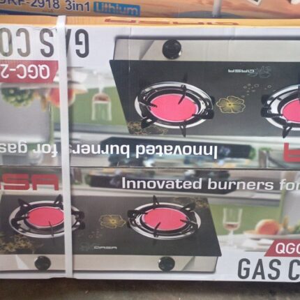 Qasa infrared Gas glass top.
