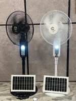 Leku 18 inches rechargeable solar fan with Bluetooth Mp3 - Image 3