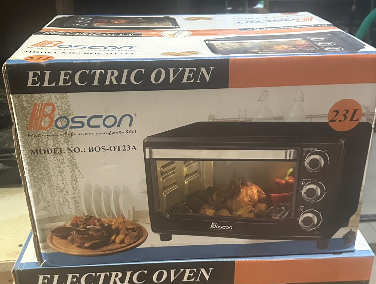 2026/07/1002103926.jpg Boscon Electric Oven 23L - Image 1