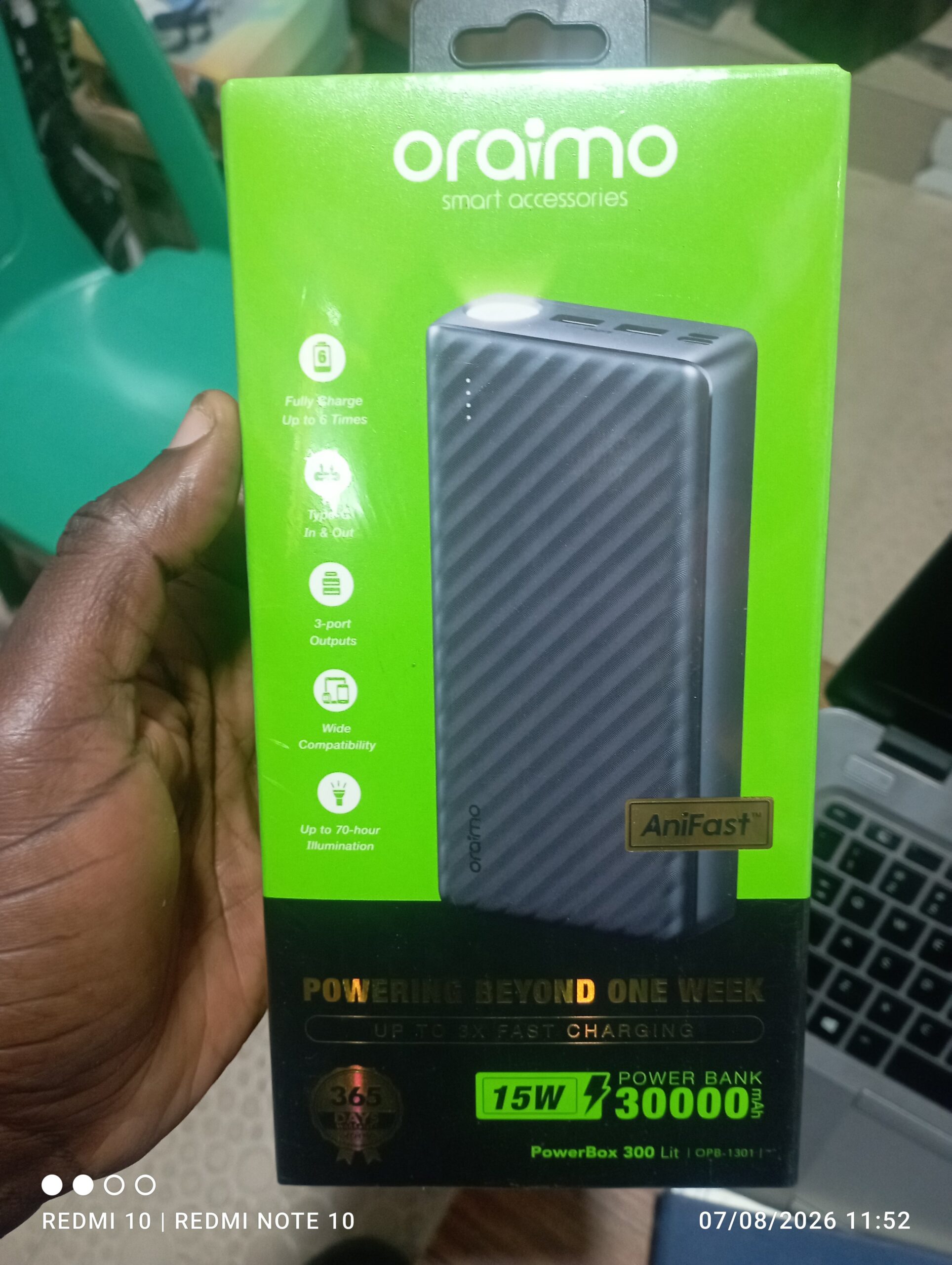 2026/07/IMG_20260708_115256-scaled.jpg oraimo 30000mah powerbank - Image 1
