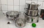 Luxury 18/10 Tri-ply 304 Stainless steel Cookware (5stes) - Image 2
