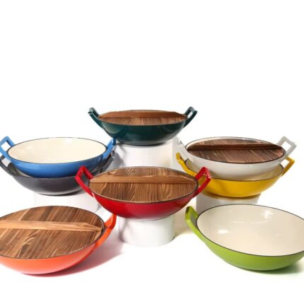 Cast Iron Wok Pan