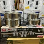 Luxury 18/10 Tri-ply 304 Stainless steel Cookware (4sets)