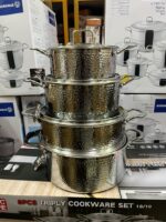 Luxury 18/10 Tri-ply 304 Stainless steel Cookware (4sets) - Image 3