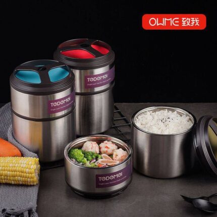 Tedemei Double Layer Stainless Food Flask