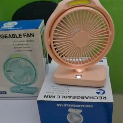 leku rotation rechargeable fan