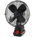 Rotating Rechargeable Lithium Fan( comes with two 48v batteries )