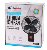 Rotating Rechargeable Lithium Fan( comes with two 48v batteries ) - Image 2