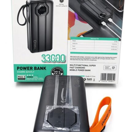 otek power bank super quick charging 33000MAH    25,000
from 3pie 23,500